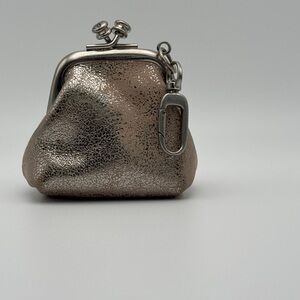 HOBO brand clip and go coin purse